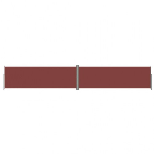 Sammenrullelig sidemarkise 200 × 1.200 cm - brun