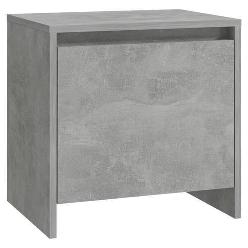 Sengebord 45x34x44,5 cm spånplade betongrå