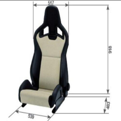 Racersæde Recaro SPORTSTER CS Sort Pilot