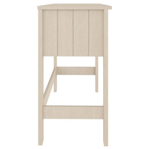 Skrivebord HAMAR 110x40x75 cm fyrretræ honningbrun