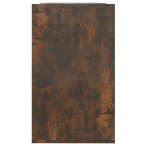 Skænk 120x41x75 cm konstrueret træ røget egetræsfarve
