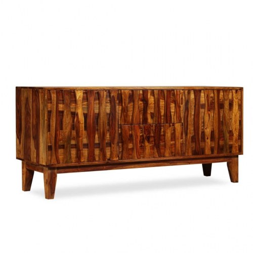 Skænk 160x45x70 cm massivt akacietræ