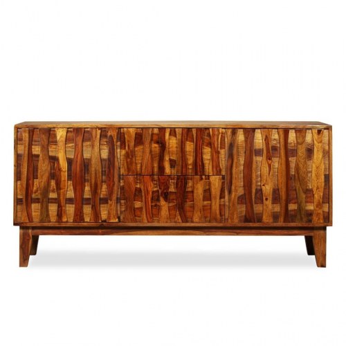 Skænk 160x45x70 cm massivt akacietræ