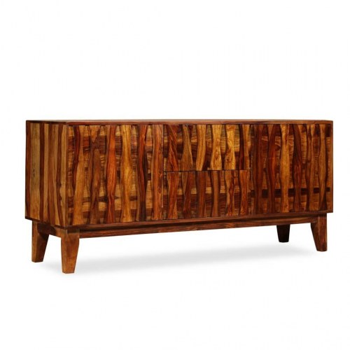 Skænk 160x45x70 cm massivt akacietræ