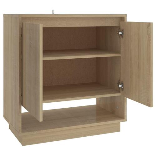 Skænk 70x41x75 cm spånplade sonoma-eg
