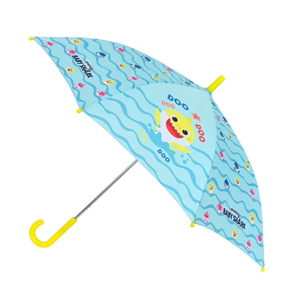 Paraply Baby Shark Beach day Gul Lyseblå (Ø 86 cm)