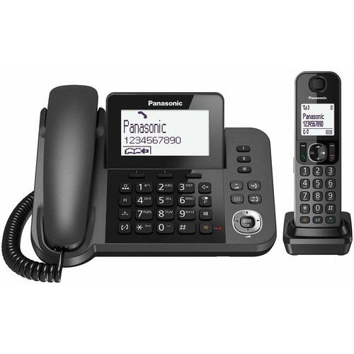 Fastnettelefon Panasonic Corp. KX-TGF310EXM Sort (OUTLET C)