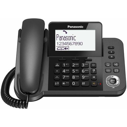 Fastnettelefon Panasonic Corp. KX-TGF310EXM Sort (OUTLET C)
