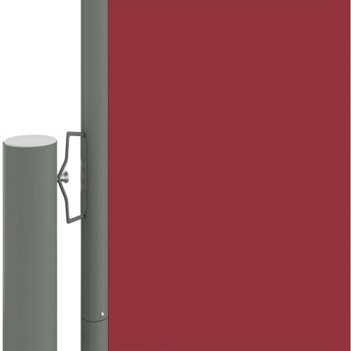 Sammenrullelig sidemarkise 200 × 1.000 cm - rød