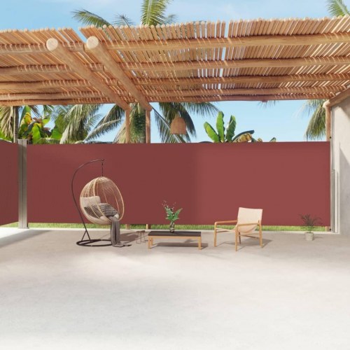 Sammenrullelig sidemarkise 220 × 1.200 cm - brun
