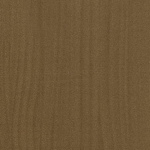 Tv-bord 70x33x42 cm massivt fyrretræ gyldenbrun