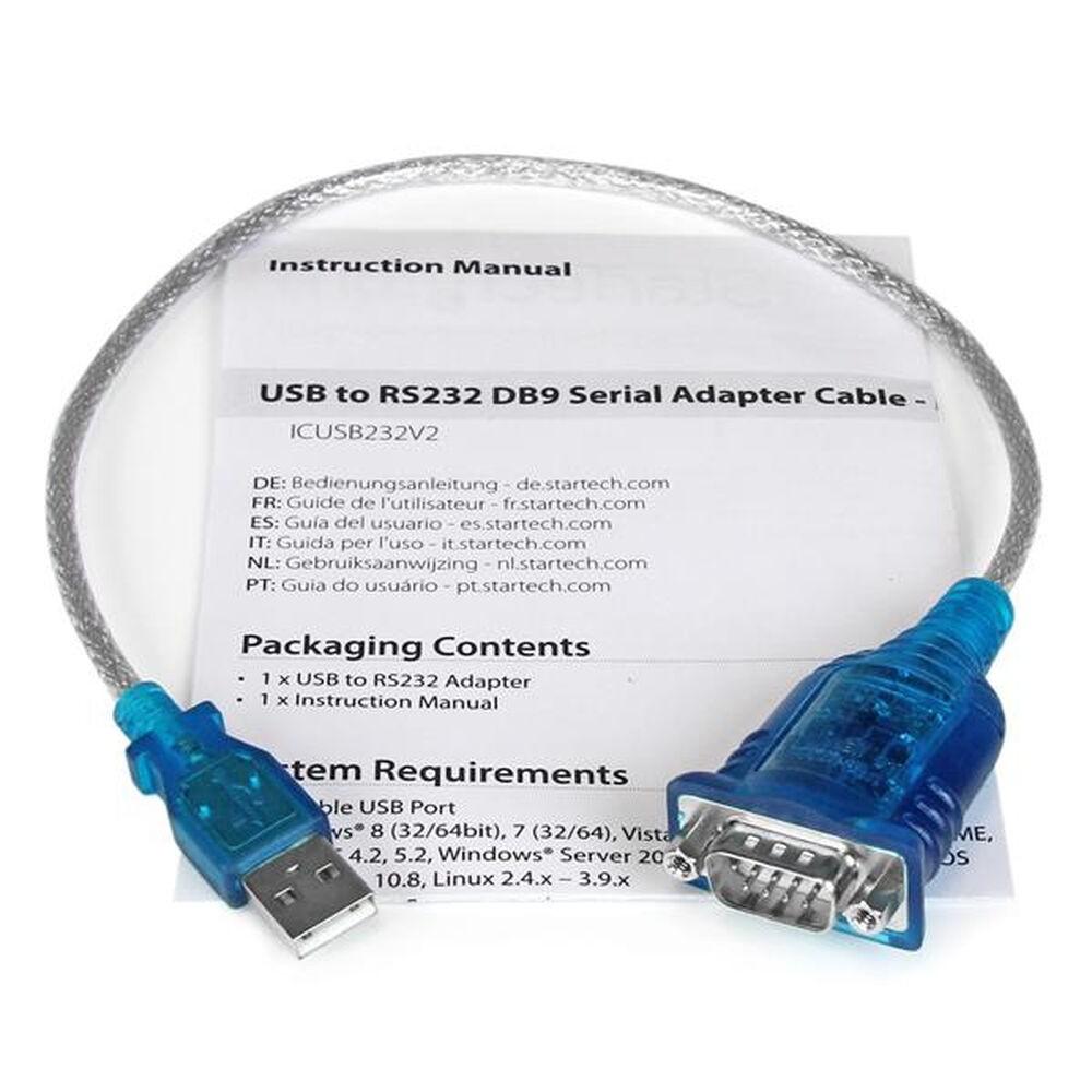 Usb Til Rs232 Adapter Startech Icusb232v2 Grå