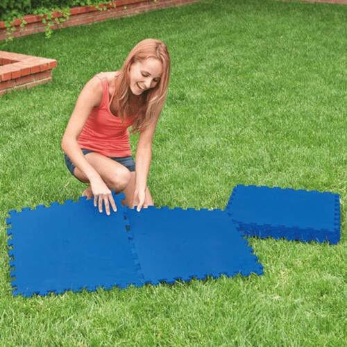 Intex gulvbeskyttere til swimmingpool 8 stk. 50 x 50 cm blå