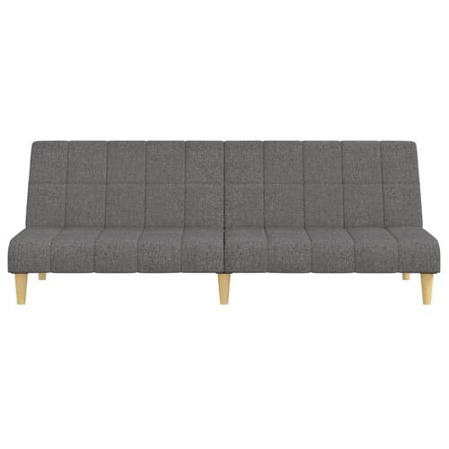 2-personers sovesofa stof lysegrå
