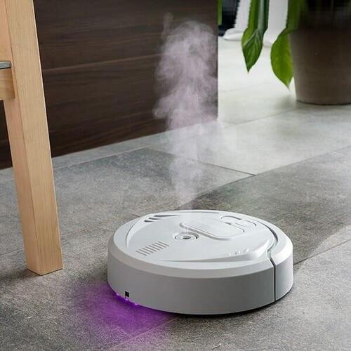 4-i-1 genopladelig robot gulvmoppe med UV-desinfektion og luftfugter - luftfrisker Klinbot InnovaGoods