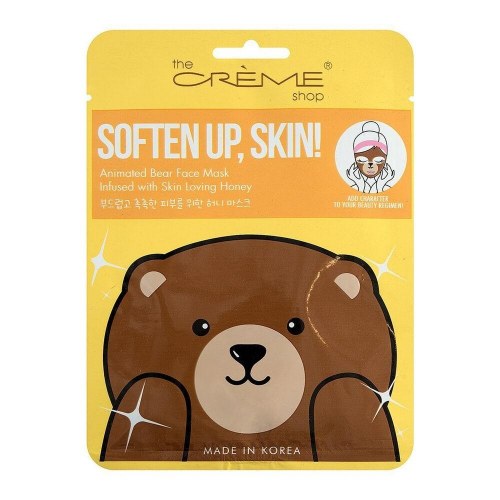 Ansigtsmaske The Crème Shop Soften Up, Skin! Bear (25 g)