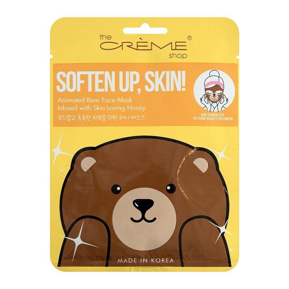 Ansigtsmaske The Crème Shop Soften Up, Skin! Bear (25 g)