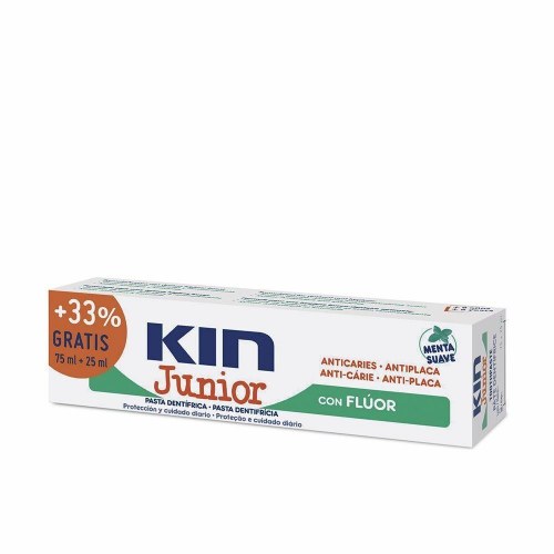 Tandpasta til børn Kin Junior Mint 25 ml - anti-caries