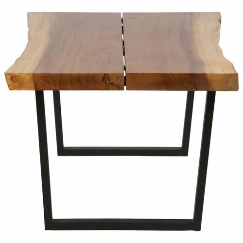Sofabord 102x54x41 cm massivt suartræ