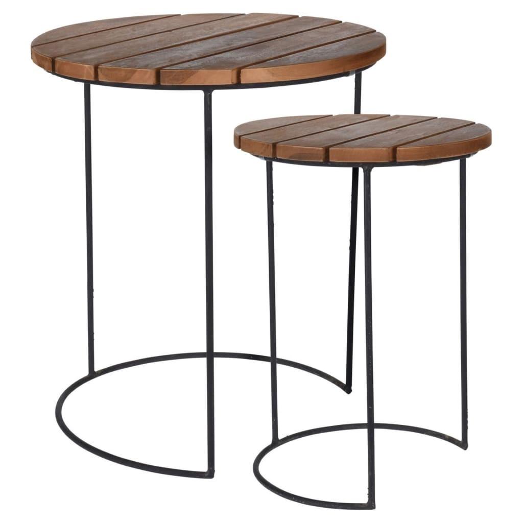 & Collection Sideborde Stk Teak Brun