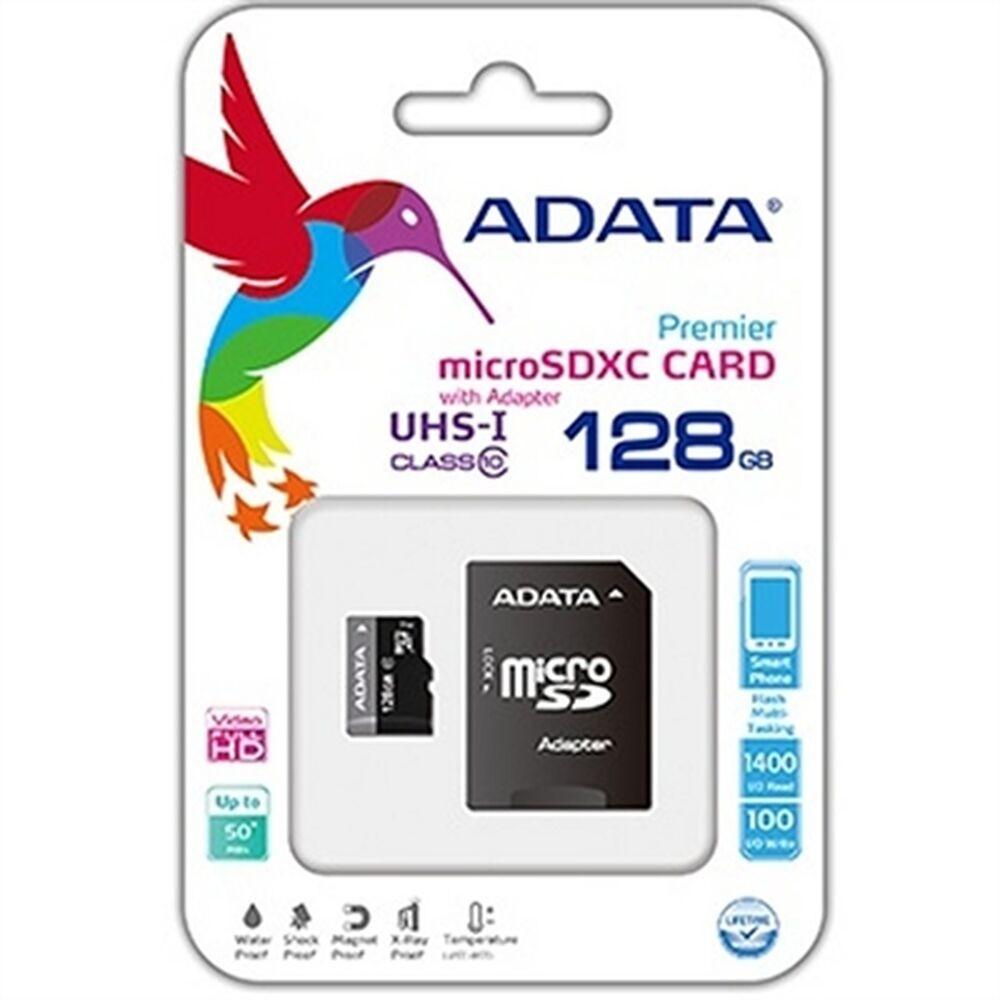 Se Mikro-SD-hukommelseskort med adapter Adata CLASS10 128 GB hos Boligcenter.dk