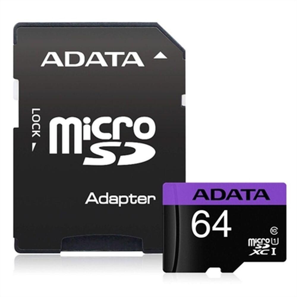 Se Mikro-SD-hukommelseskort med adapter Adata CLASS10 64 GB hos Boligcenter.dk