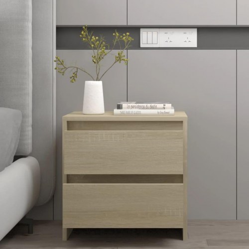 Sengebord 45 x 34,5 x 44,5 cm - sonoma-eg