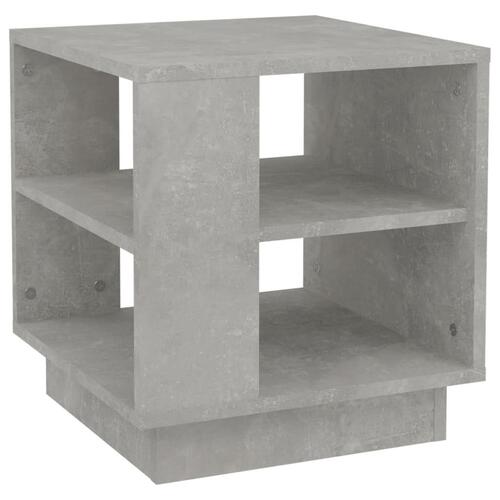 Sofabord 40x40x43 cm konstrueret træ betongrå