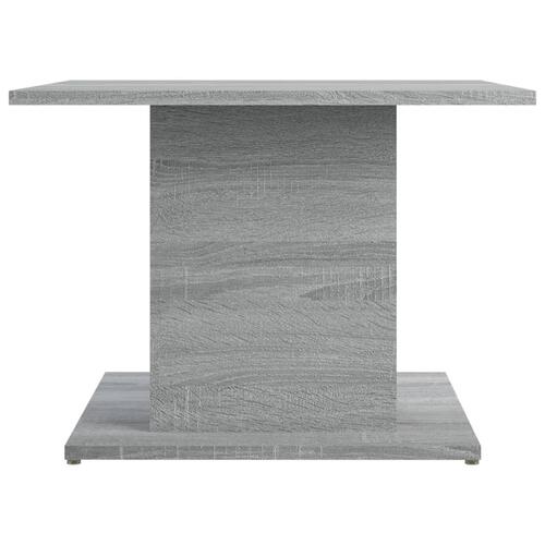 Sofabord 55,5x55,5x40 cm spånplade grå sonoma-eg