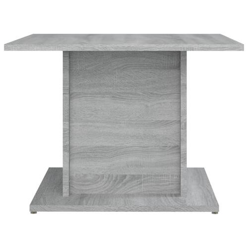 Sofabord 55,5x55,5x40 cm spånplade grå sonoma-eg