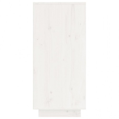 Skænk i massivt fyrretræ 60 x 34 x 75 cm - hvid