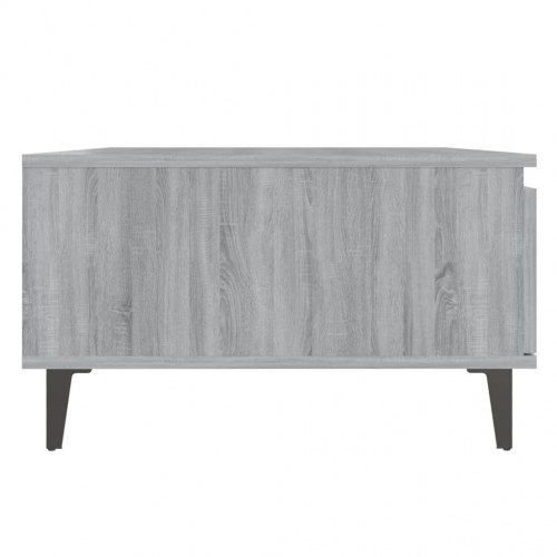 Sofabord 90 x 60 x 35 cm - grå sonoma-eg