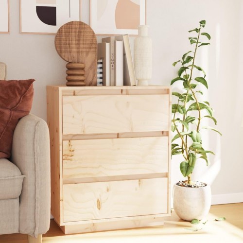 Skænk 60x34x75 cm massivt fyrretræ