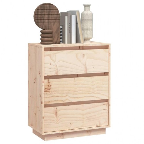 Skænk 60x34x75 cm massivt fyrretræ