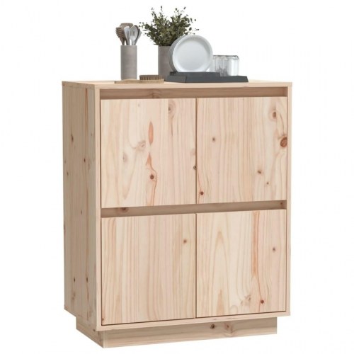 Skænk 60x34x75 cm massivt fyrretræ