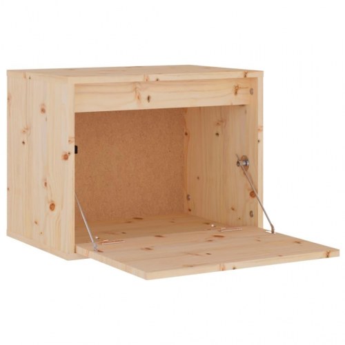 Vægskab 45×30×35 cm i massivt fyrretræ - væghængt skab