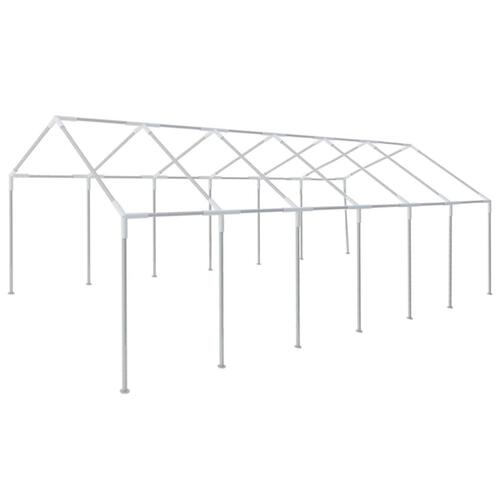 Festtelt 12 x 6 m hvidt