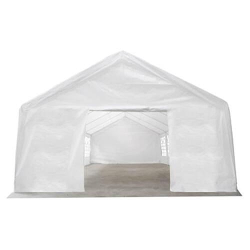 Festtelt 12 x 6 m hvidt