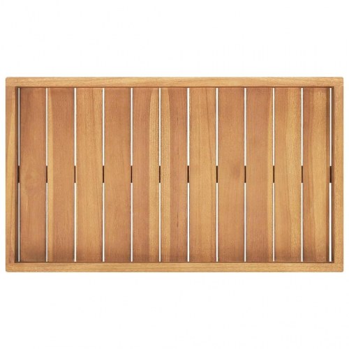 Serveringsbakke 60×35 cm i massivt teaktræ