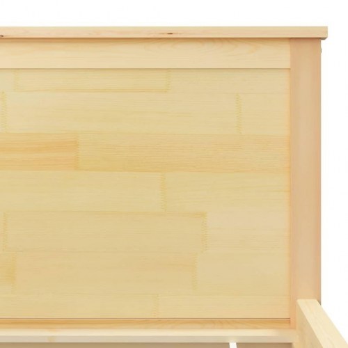 Sengestel 90x200 cm massivt fyrretræ