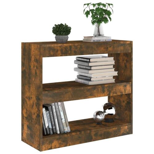 Bogreol/rumdeler 80x30x72 cm sonoma-eg