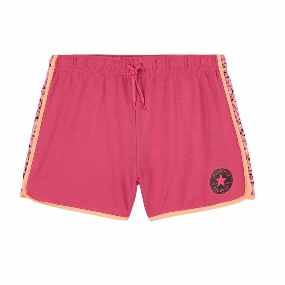 Converse Sportsshorts Til Piger Pink 12-13 år