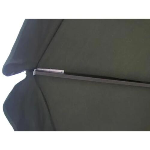 Parasol 500 cm aluminium grøn