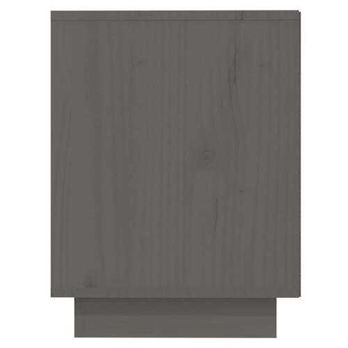 Skoreol 110x34x45 cm massivt fyrretræ grå