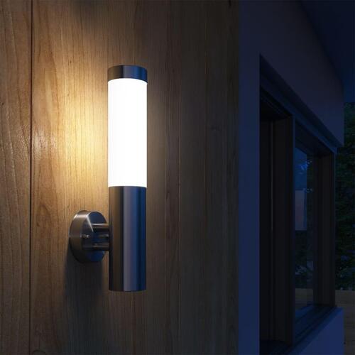 RVS-væglampe til indendørs og udendørs brug vandtæt