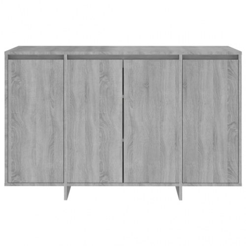 Skænk 120x41x75 cm konstrueret træ grå sonoma-eg