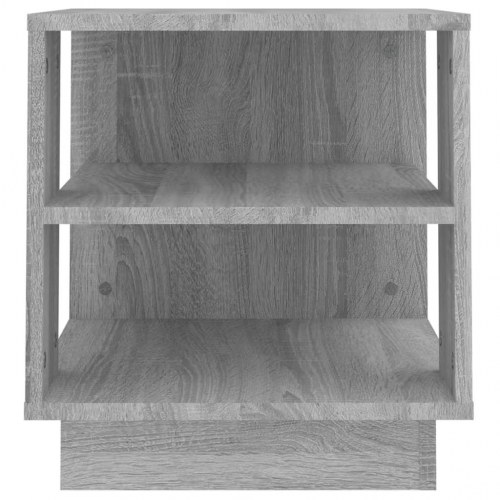 Sofabord 40×40×43 cm i konstrueret træ - grå sonoma-eg