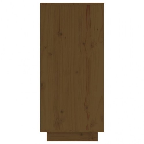 Skænk 60x34x75 cm massivt fyrretræ gyldenbrun