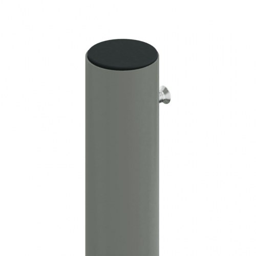 Sammenrullelig sidemarkise 180×600 cm - brun læskærm til terrasse og altan