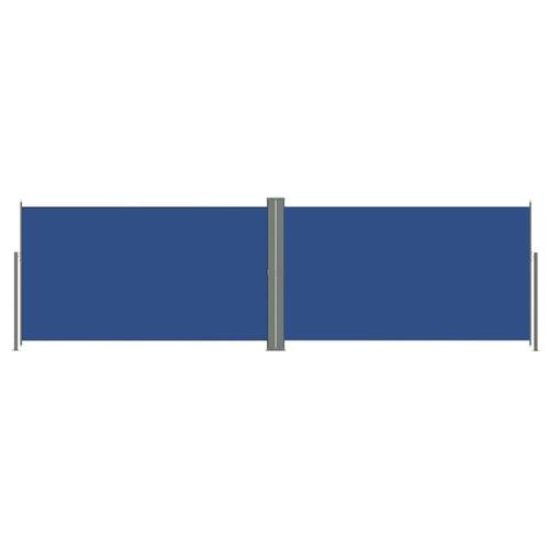 Sammenrullelig sidemarkise 180x600 cm blå